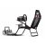 Simulátorový kokpit Next Level Racing GT-LITE s formulovou sedačkou a volantom a pedálmi Thrustmaster
