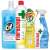Cif and Flóraszept cleaning product bundle: Cif Brilliance Ocean, Flóraszept Disinfectant, Cif Lemon Cream, Flóraszept Bathroom Spray