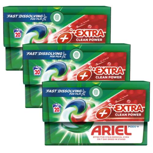 Ariel Extra Clean Allin1 PODS Waschkapseln 60 Waschgänge