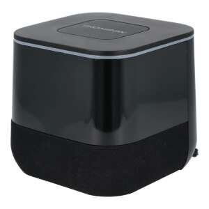 Thomson CR80 DAB radio clock, black, front view - Alarm Clock