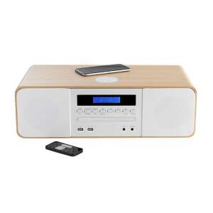 Thomson MIC201IBT Sistem compact Microhifi cu încărcător cu inducție, alb 67536237 Sisteme HiFi