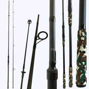 Silstar Yokozuna RC3 Pontyozó Bot 300 cm 2,75lbs Bojlis Horgászbot, 30T Carbon Grafit, Zöld-Fekete Szín, SIC Gyűrűk - Bojlis bot