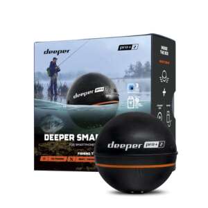 Deeper Smart Sonar Pro+ 2 halradar, vezeték nélküli szonár horgászathoz, dobható szonár, jég horgászat, kajak horgászat, csónakos horgászat - Horgászati aprócikk & kiegészítő