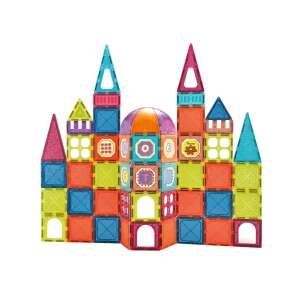 Joc de construcție magnetic 77 buc