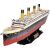Revell RMS Titanic 3D Puzzle widok pod kątem