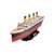 Puzzle 3D Revell RMS Titanic, asamblat și afișat pe o masă