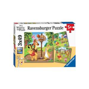 Disney Micimackó sportnap Puzzle, 3x49db 84778418 - Puzzle
