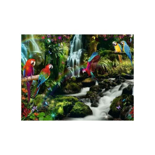 Puzzle Ravensburger Papagáje v džungli 2000 dielikov