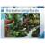 Ravensburger 2000 piece puzzle, colorful parrots in a jungle waterfall