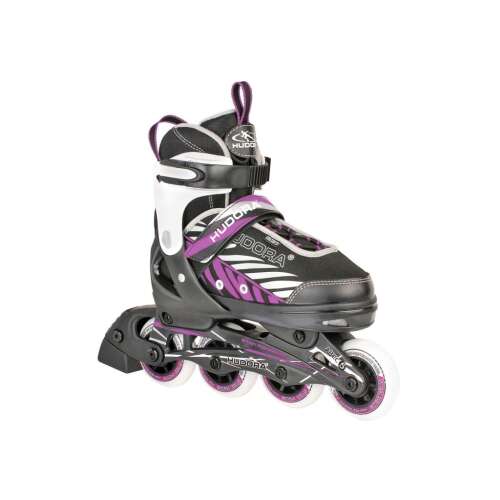 HUDORA Mia Inline-Skates in Schwarz und Lila, größenverstellbar