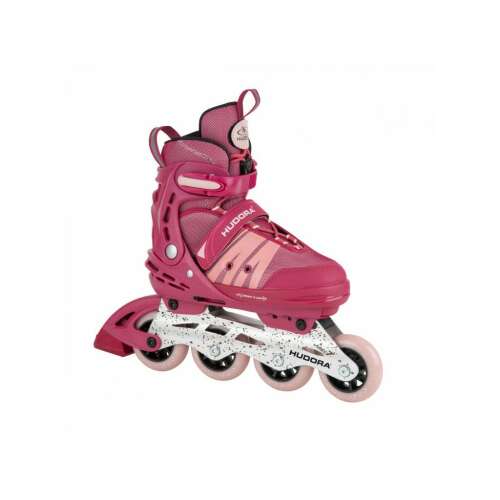Hudora Comfort Pink inline skates, size adjustable 35-40