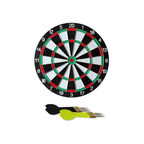 Țintă de darts cu 6 săgeți, diametru 38 cm