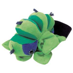 Green caterpillar hand puppet for kids - Puppet Toy