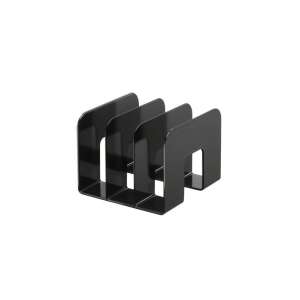 Katalógustartó - Fekete - 3 Rekeszes - 215x210x165mm