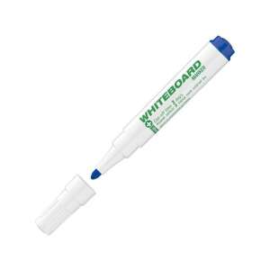 Marker pentru tablă albă ICO, Antibacterian, albastru, grosimea liniei 3 mm - Markere