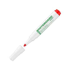 ICO Antibakterieller Whiteboard-Marker, Rot, 11XXL, Cap-off-Tinte, 3 mm Strichstärke - Tafel- & Flipchart-Marker