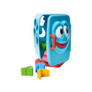 Tomy Phil the Fridge játék, kék forgó hűtő nyitott ajtóval, 3 étel darab - Tomy