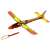 Air Force 34x36 cm foam glider, yellow and orange