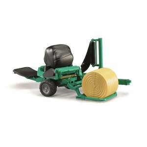 Bruder jucărie înfășurător de balot, înfășurător de balot verde jucărie, Bruder jucărie de fermă, jucărie înfășurător de balot pentru copii, Bruder jucărie tractor, jucărie înfășurător de balot pentru fermă, Bruder jucărie înfășurător de balot pentru fân, Bruder jucărie înfășurător de balot pentru paie - Mașină de lucru pentru copii