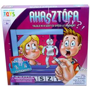 Настолна игра Akasztofa Бесеница от Modell & Hobby Toys, игра за отгатване на думи за деца - Настолна игра и Маса за джаги и аксесоари