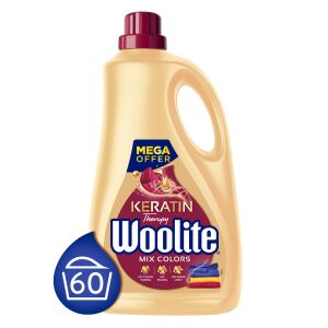 Woolite Keratin Therapy folyékony Mosószer színes ruhákhoz 3,6L - 60 mosás 143354664 - Mosószer