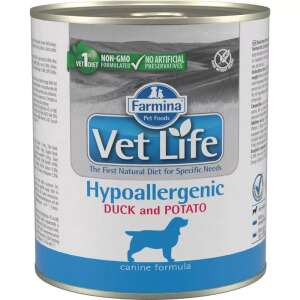 Vet Life Natural Diet Dog Konzerv Hypoallergenic Duck&Potato 300g 75711122 