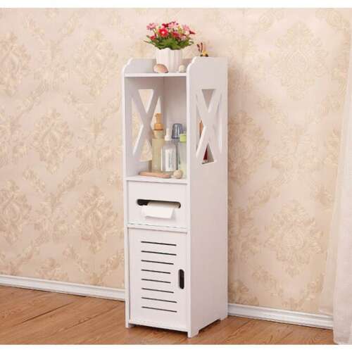 Mufart Fehér Fürdőszobaszekrény - 25x21,5x80 cm