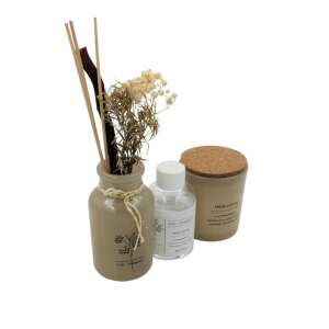Fresh Cotton Room Freshener and Candle Set 67565372 - Household Supply