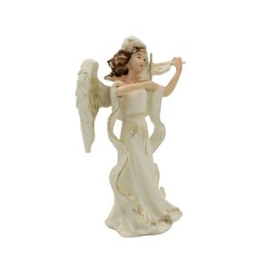 House of Seasons Angel Figurine with Violin, 11cm, Christmas Decoration - Christmas