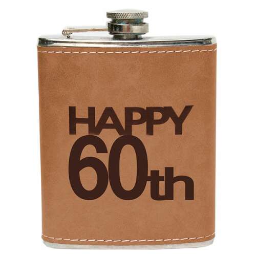 Fém Italos Kulacs - Happy 60th - 240ml