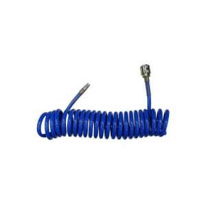 Strend Pro blue 3/8 inch 10 meter coiled air hose - Compressor Accessory