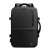 Mercaton bővíthető hátizsák, fekete