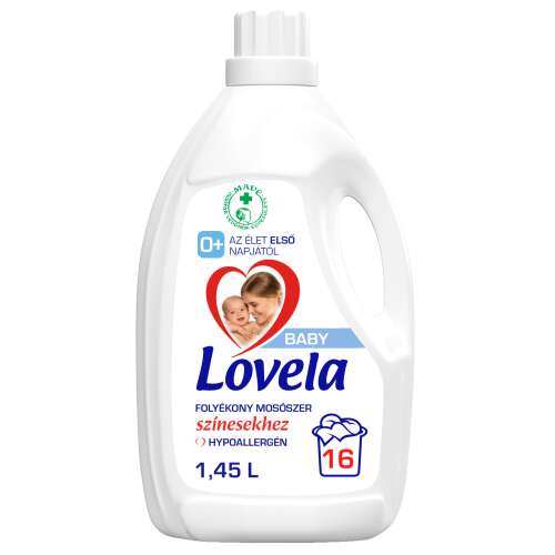 Lovela Baby Hypoallergenes Flüssigwaschmittel für Buntwäsche 1,45l - 16 Wäschen