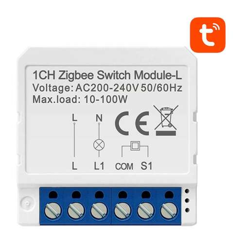 Модул за интелигентен превключвател ZigBee Avatto LZWSM16-W1 Без неутрализация TUYA