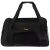 Purlov black pet carrier bag, front view