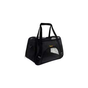 Purlov Transporter pet carrier bag for dogs and cats, black, 30/25/50 cm - Pet Carrier, Car Travel Box