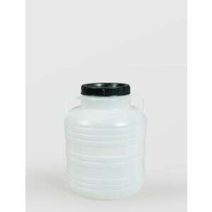 20 literes Sterk műanyag tartály csavaros kupakkal és fogantyúkkal, fehér - Sterk