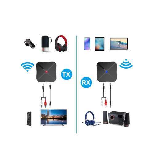 Bluetooth Audio Sender und Empfänger, 2-in-1, KN319, drahtloser Audio, Verbindung zu TV, Autoradio, Kopfhörern, Lautsprechern, Smartphone, Laptop, Tablet