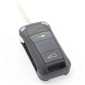Porsche Cayenne key shell, 2 buttons, black - Carguard