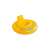 Intex My Baby Float inflatable pool float with backrest for babies, yellow