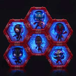 WOW! PODS Marvel figurák gyűjteménye Amerika Kapitánnyal, Miles Morales-szal, Scarlet Witch-el, Fekete Párduccal és Rakéta Mosómedvével - Wow! Stuff