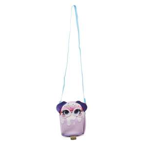 Purse Pets Puppycicle character purse, interactive talking purse, purse with sound effects, pink and purple purse with dog face, purse with glitter and sprinkles - Preschool Backpack, Bag