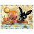 Fertiges Trefl Bing 30-teiliges Puzzle mit Bing, der mit Freunden einen Kuchen backt