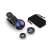 Getihu 3-in-1 phone lens kit, wide angle, fisheye and macro lenses, black