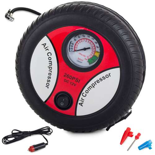 12V Car Compressor with Pressure Gauge 104148495