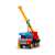 Wader Mobile Truck toy crane, red, blue, yellow, construction toy, kids toy