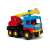 Wader Daruskocsi 37cm toy crane truck, red, blue, yellow, construction toy for kids