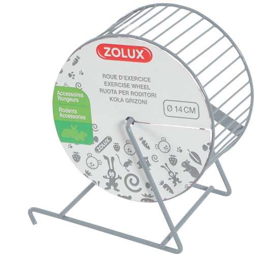 ZOLUX Forgókerekes Futókerék - Fém - 14 cm - Szürke 67574408