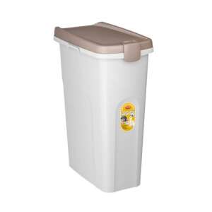 Zolux Pojemnik na żywność biały/jasnobrązowy 40L / 15kg (474348) 67574459 - Przechowywanie karmy dla zwierząt