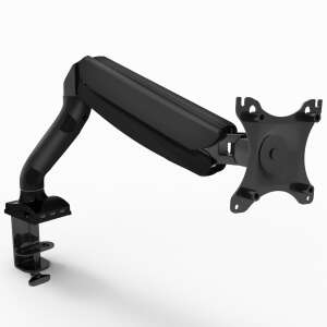 Fekete monitor kar, állítható magasság és dőlésszög, 17-27 hüvelykes monitorokhoz - Monitortartó és állvány